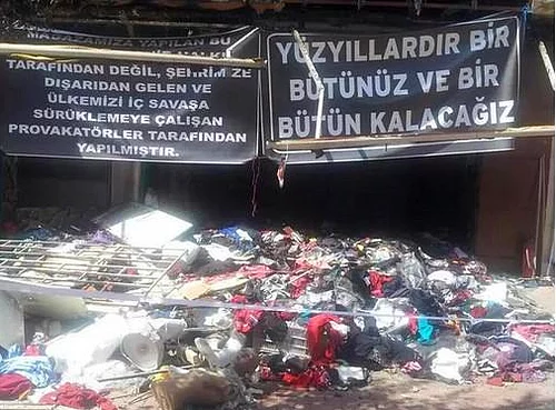 Kırşehir'de İş Yeri Yakılan Esnaf: 'Bütünüz ve Bir Bütün Kalacağız'