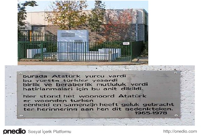 Atatürk Anıtı - Amsterdam, Hollanda