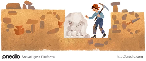 Google'dan Türk Arkeolog Halet Çambel'e Özel Doodle